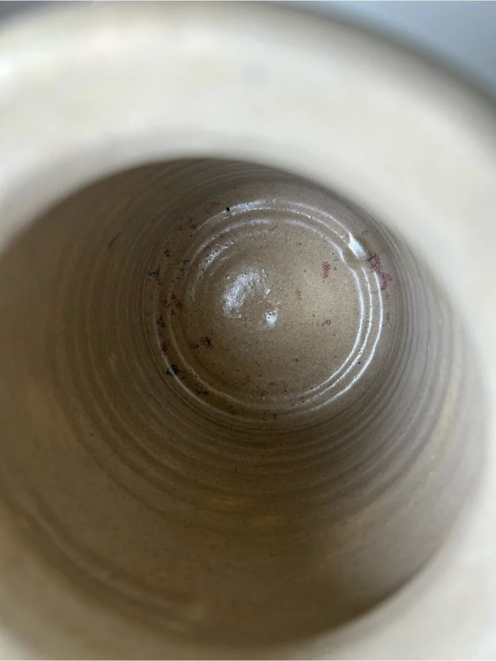 Nancy Sampson 6” Vintage 1988 Stoneware Pottery Jar Westborough Westminster Mass
